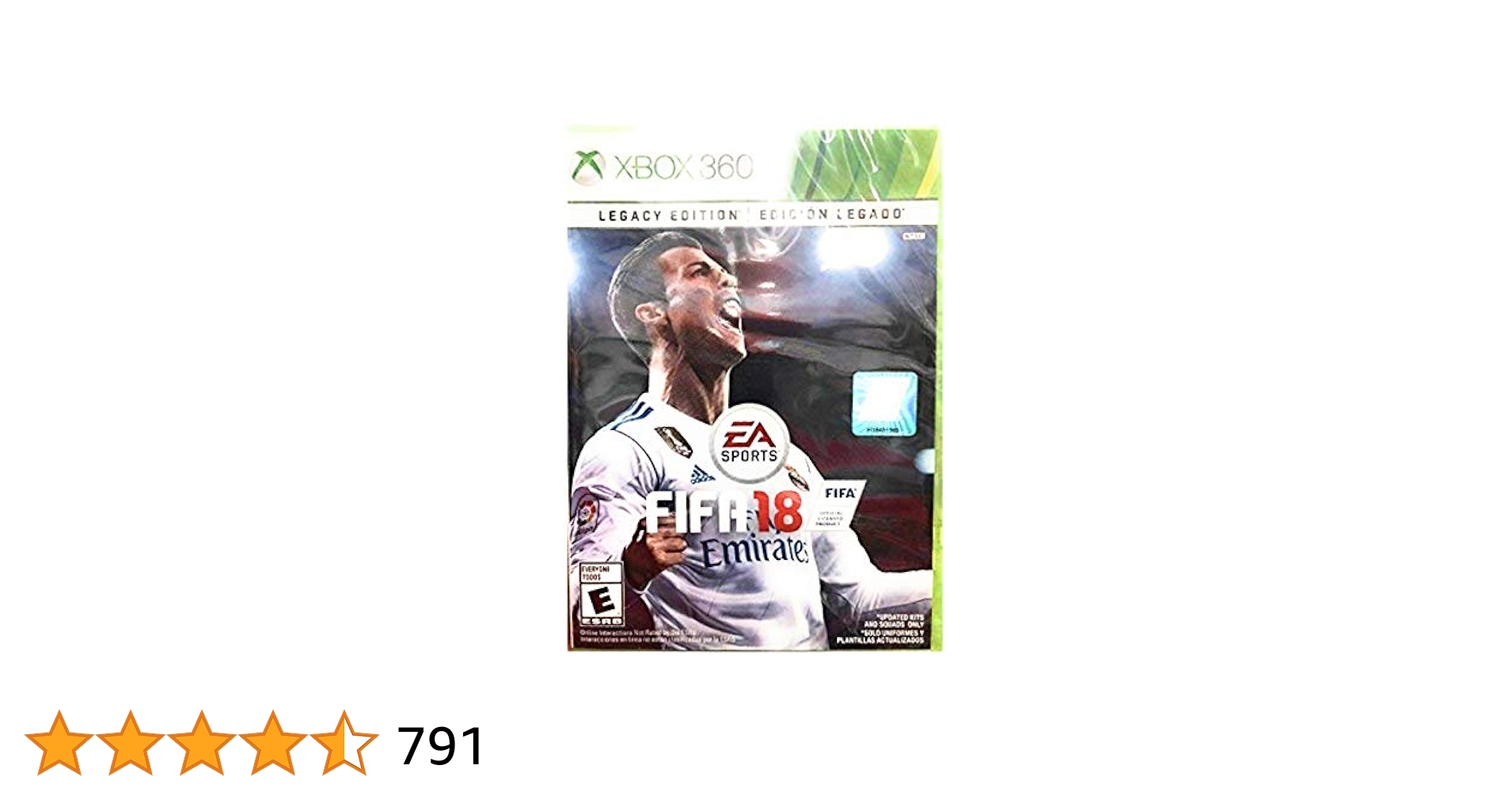 家庭用ゲームソフト FIFA18 Amazon.com: FIFA 18 Legacy Edition (Xbox 360) : 電動遊戲